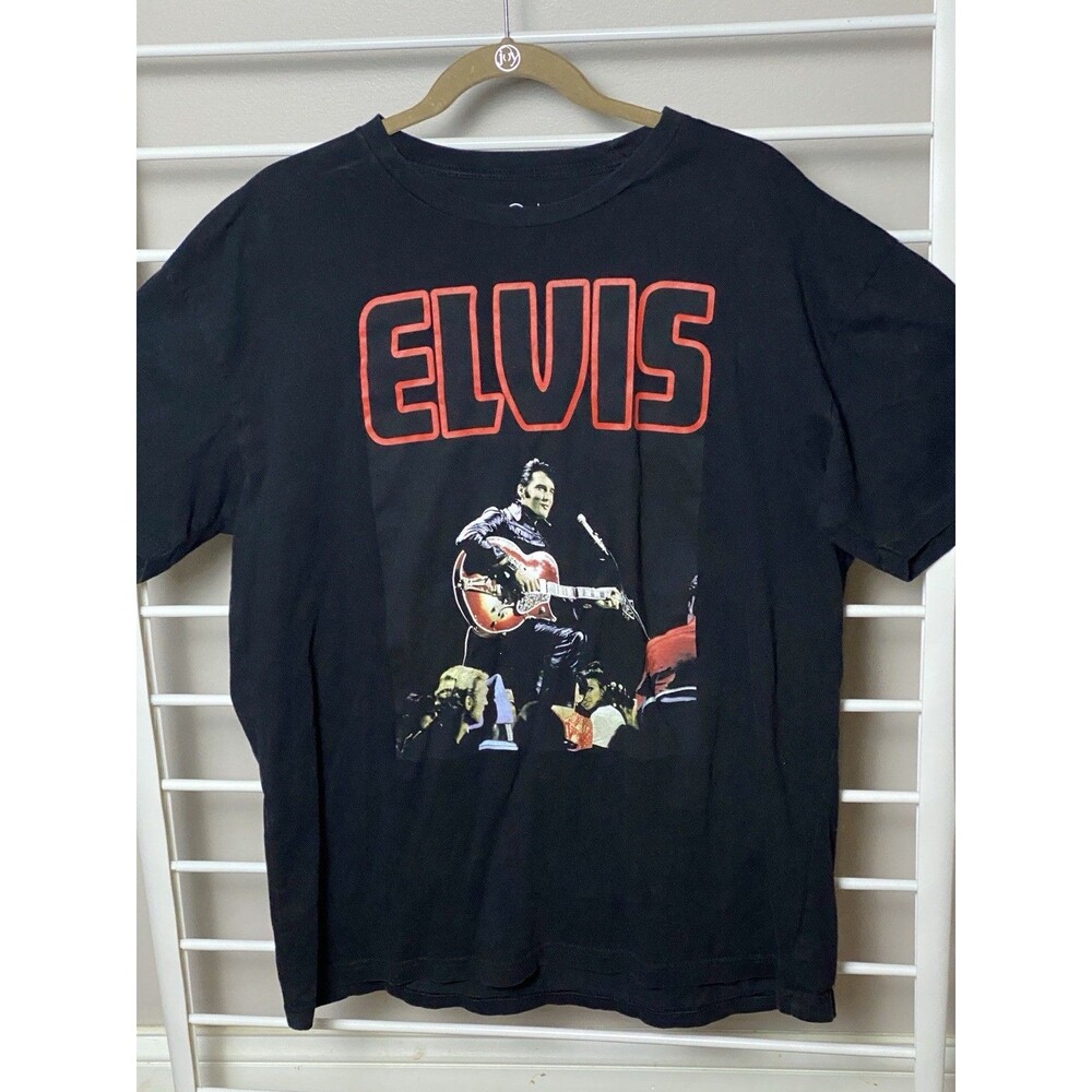 Rare Elvis Presley Hard Rock Cafe Memphis Shirt Size XL Vintage? 68 Comeback